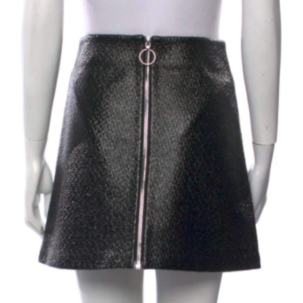 Maje Shiny MIni Skirt